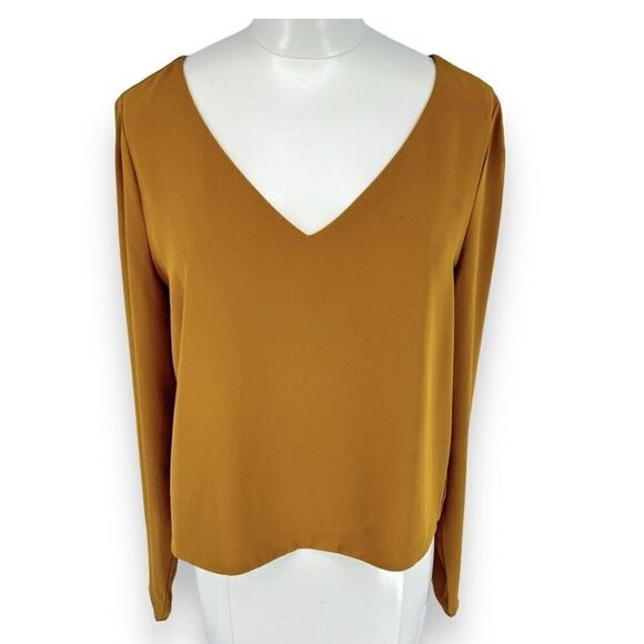 Aritzia Tops - Arirzia Babaton Murphy Blouse Yellow Harvest Gold Size Medium